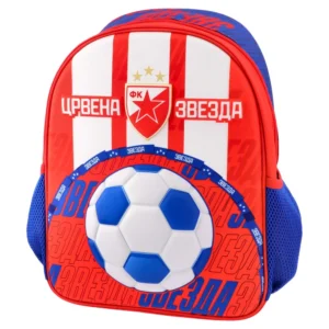 Tico, ranac predškolski 3D, Crvena Zvezda,  Football ball