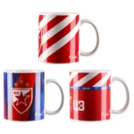 Lungy, šolja, keramička, Crvena zvezda, 350ml, miks