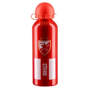 Alu Flowy Class, flašica za vodu, aluminijumska, 500ml, Crvena Zvezda