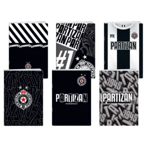 Premium 50, sveska sa UV lakom, 50 listova, Partizan - odaberite linijaturu