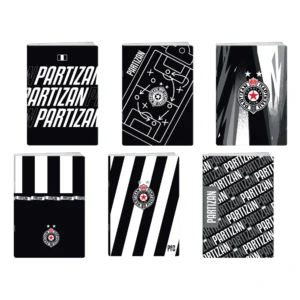Premium 50, sveska sa UV lakom, Partizan, A5, karo, 50 lista