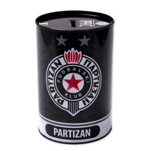 Bank, kasica, metalna, Partizan