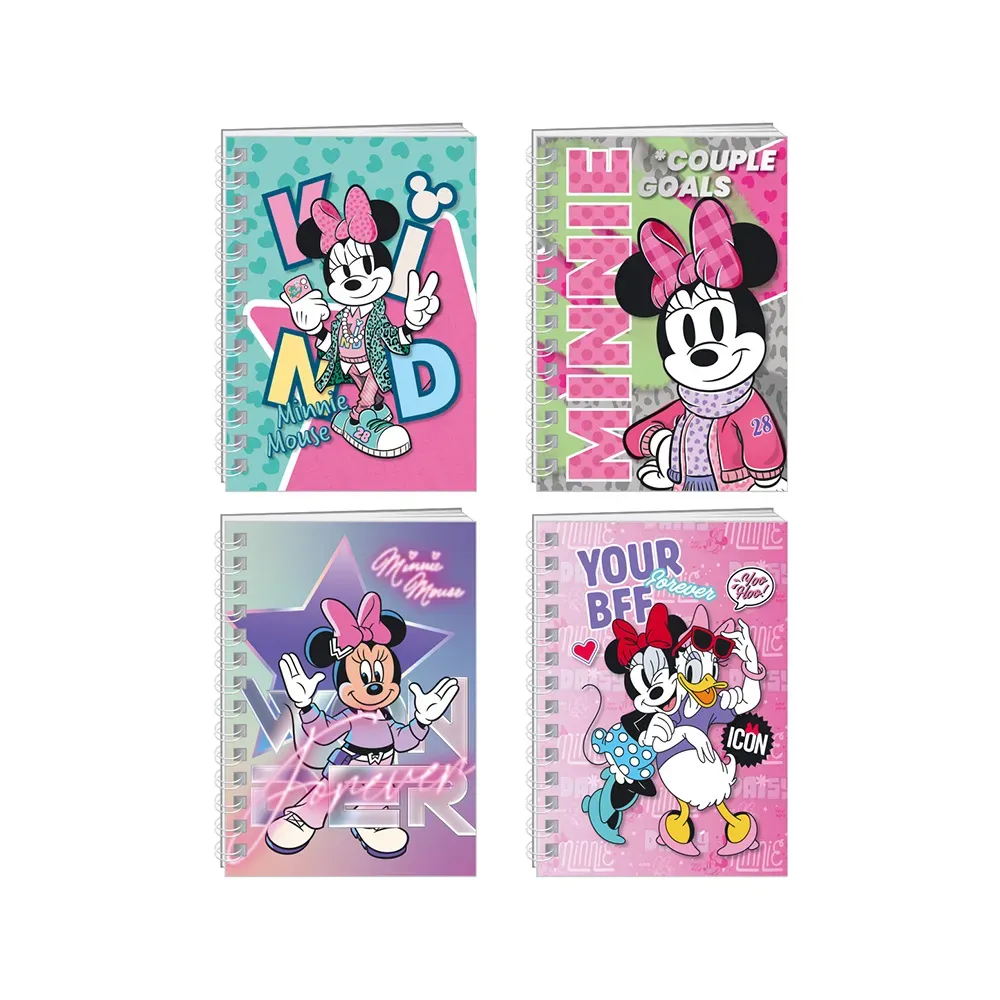 318210_001-2.webp Kolegij spiral 7, blokčić sa spiralom, Minnie Mouse, 42 lista, A7 - Slika 1
