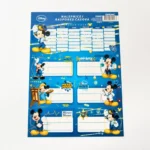 Literacy 210, nalepnice za sveske sa rasporedom časova, Mickey Mouse - Slika 3
