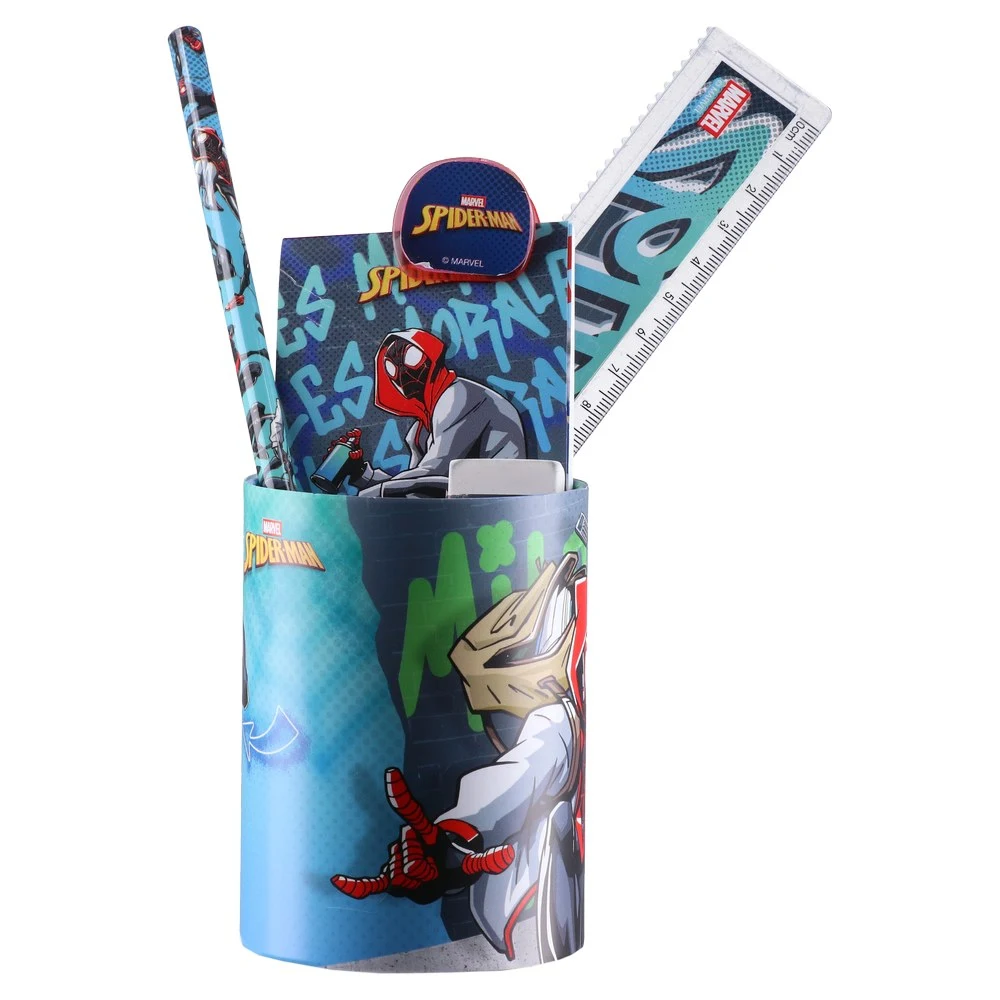 326124_001.webp Seto cup 10, školski set u čaši, Spiderman - Slika 1