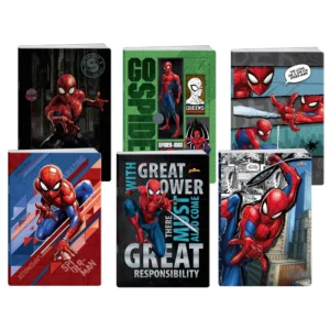 Premium 50, sveska sa UV lakom, Spider-Man, A4, blanko, 50 lista