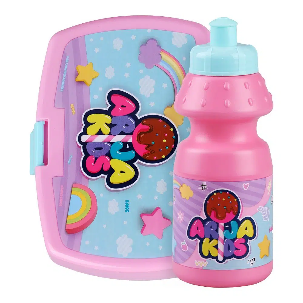 330813_001.webp Lunch box, kutija za užinu i flašica, Arija Kids, set - Slika 1
