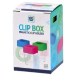 Clip box, držač za spajalice magnetni, pvc, zelena - Slika 2