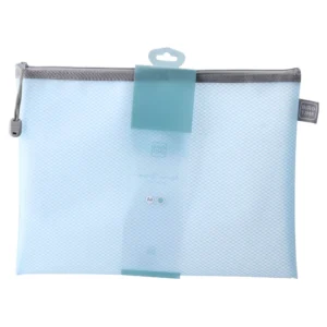 Zippit mesh L, fascikla sa zipom, 32.5 x 24cm, plava