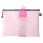 Zippit mesh L, fascikla sa zipom, 32.5x24cm, roze