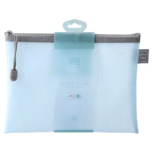 Zippit mesh M, fascikla sa zipom, 23 x 17.5cm, plava