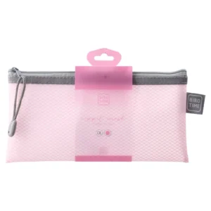 Zippit mesh S, fascikla sa zipom, 22.5x11cm, roze