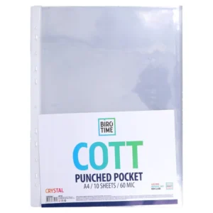 Cott, folija za registrator, 60mic, A4, kristal, 10K