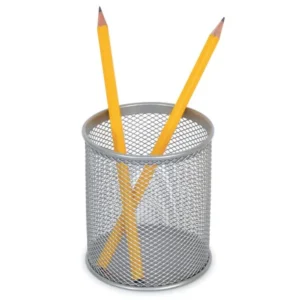 Mesh cup, čaša za olovke, žičana, siva