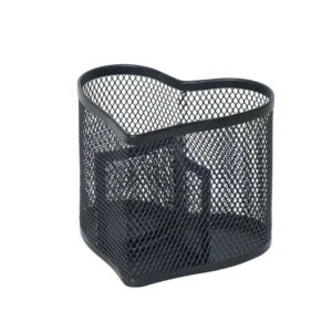 Mesh shape, stalak za olovke, srce, crna