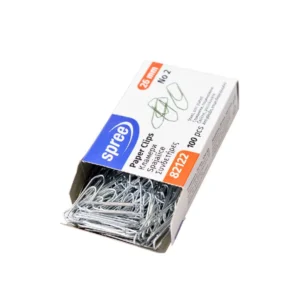 Office clips, spajalica, br.2, 26 mm, srebrna, 100K