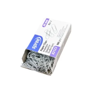 Office clips, spajalica, br.3, 30 mm, srebrna, 100K