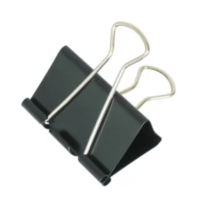 Office clips, kancelarijska štipaljka, 51 mm, crna, 12K