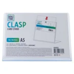 Clasp, stalak za kartice, A5, horizontalni, providan