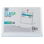 Clasp, stalak za kartice, A6, horizontalni, providan