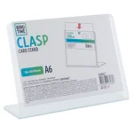 Clasp, stalak za kartice, A6, horizontalni, providan - Slika 2