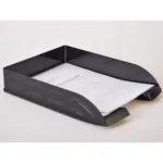 Tray, polica za dokumenta, PVC, horizontalna, crna - Slika 2