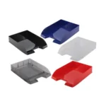 Tray, polica za dokumenta, PVC, horizontalna, plava - Slika 3