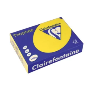 Claire, kopirni papir, A4, 160g, intenzivna žuta, 250K