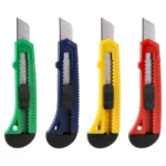 Messer, skalpel, pvc, 18mm, miks boja