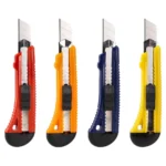 Messer, skalpel, pvc + metal, 18mm, miks boja