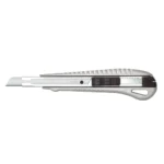 Messer, skalpel, metalni, 9mm, siva