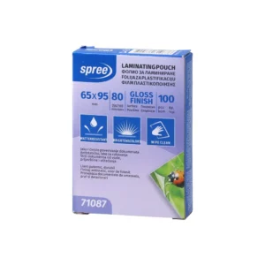 Laminating, folija za plastifikaciju, 65 x 95, 80 mikrona, 100K, sjajna