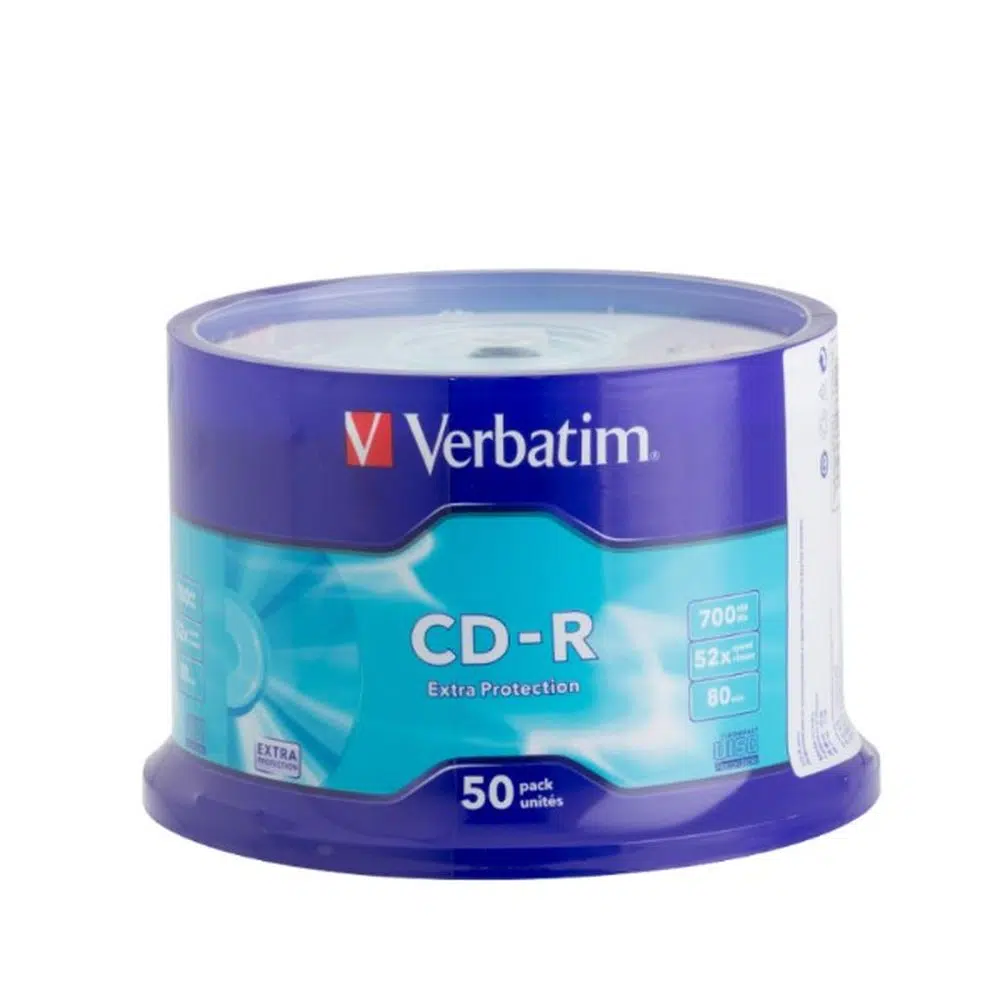 496012_001.webp CD-R, 700MB, 52x, printable, Verbatim - Slika 1