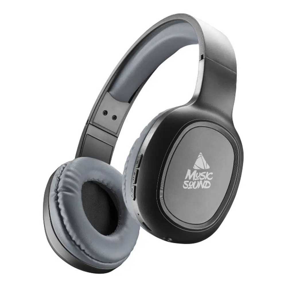 496214_001.webp Music sound, bluetooth slušalice, crna - Slika 1
