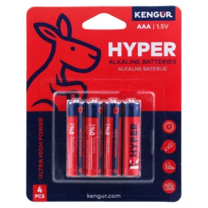 Hyper, alkalna baterija, LR03 AAA, Kengur, 4K