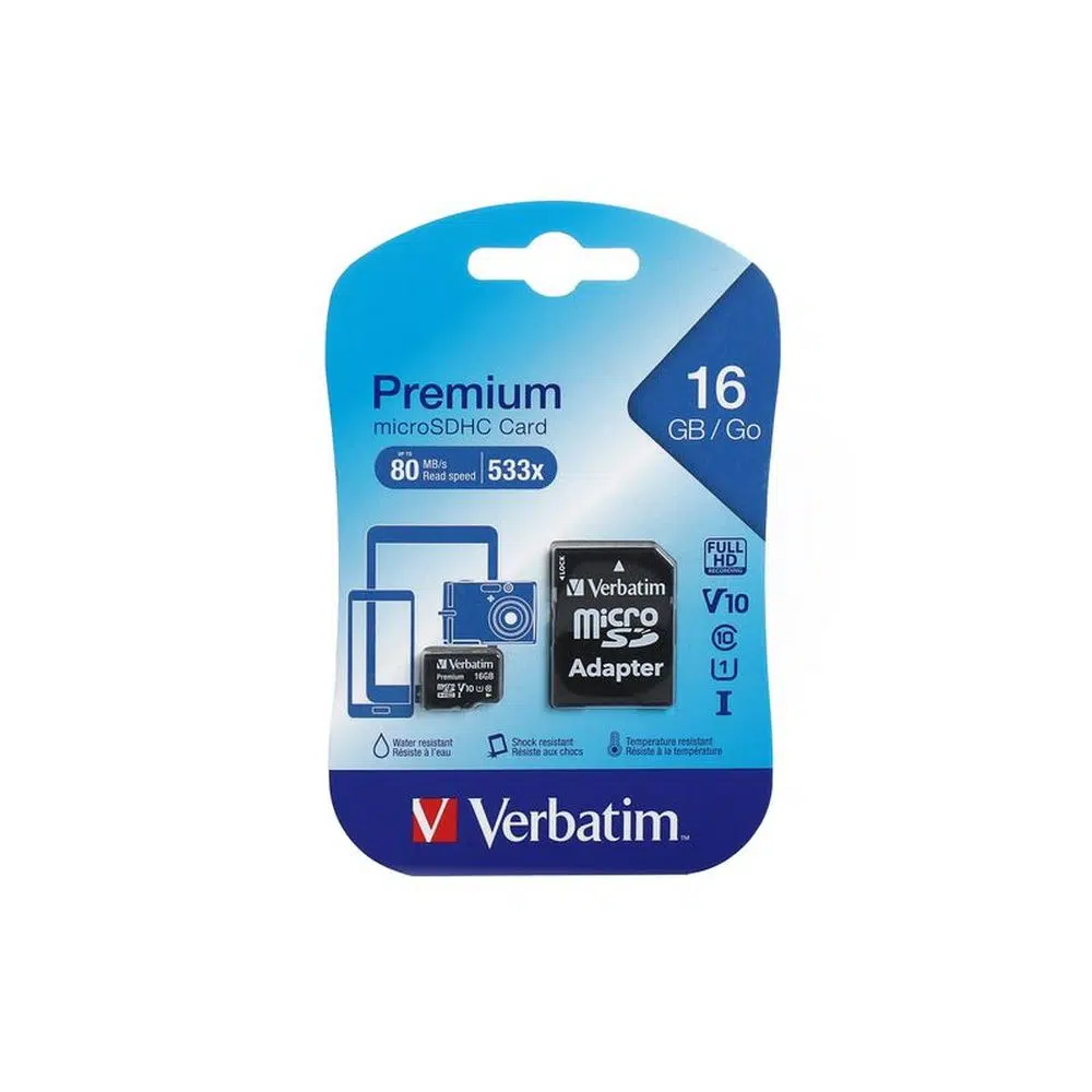 496555_001.webp Micro SD kartica, 16GB, Verbatim - Slika 1