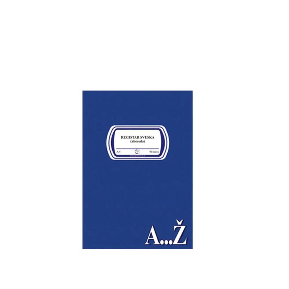 498260_001.webp Registar sveska, A5 - Slika 1