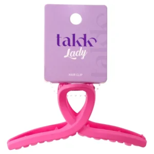 Evia lady, šnala za kosu, plastična, roze