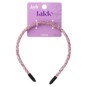 Anika lady, rajf za kosu, gliter, roze