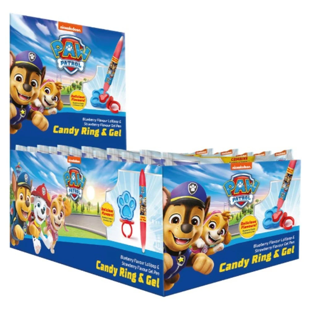 510007_001.webp Candy Ring, slatkiš sa gelom, Paw Patrol, 27g - Slika 1