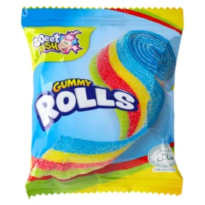Jelly, gumena bombona, Rolls, jagoda, 20g