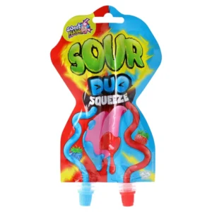 Liquid Candy, slatko-kiseli gel, Duo Squeeze, malina, 56ml