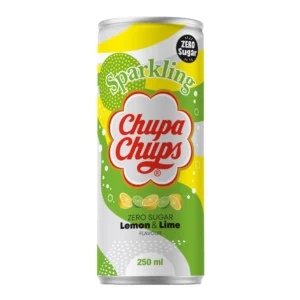 Chupa Chups, gazirano bezalkoholno piće sa ukusom limuna i limete, 250ml