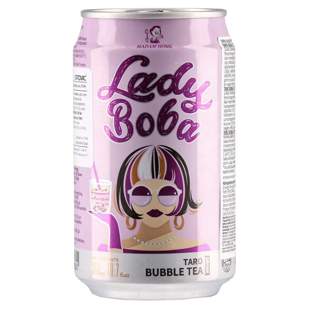 514062_001.webp Lady Boba, zeleni čaj, taro bubble tea, 315ml - Slika 1