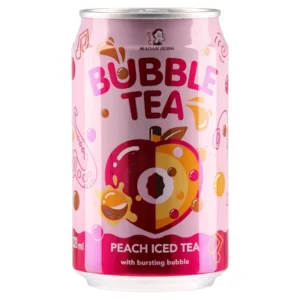 Madam Hong, osvežavajuće bezalkoholno piće sa ukusom breskve, Bubble Tea, 320ml