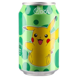 Qdol, osvežavajuće gazirano bezalkoholno piće sa ukusom limete, Pikachu, 330ml