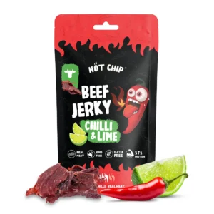 Hot Chip, sušena govedina, Chilli & Lime, 25g