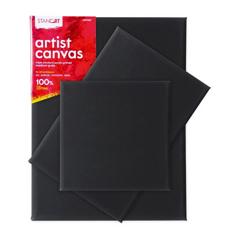 602130_001.webp Standart canvas, blind ram, crna - odaberite dimenziju - Slika 1