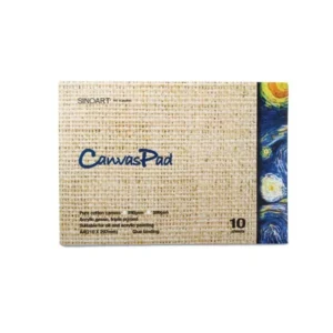 Pop tools, canvas blok, A4, 280g, 10 lista