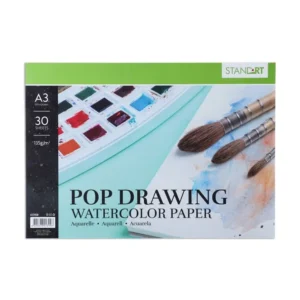 Pop drawing, akvarel blok, A3, 135g, 30 lista